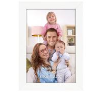 Giftgarden Cadre Photo 9x13 cm Blanc, Cadre 9x13 Élégant pour Photos, œuvres d'art, souvenirs- Affichage Vertical et Horizontal, Léger et Sûr