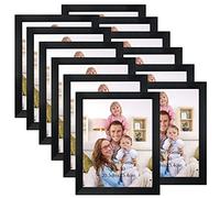 Giftgarden - Lot de 12 cadres photo noirs en vrac pour mur ou table - 20 x 25 cm