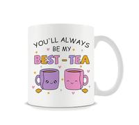 Giftme Mug en céramique avec inscription « You'll Always Be My Best-Tea », 325 ml.