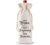 GiftoBi Sac cadeau de pendaison de crémaillère - Cadeau de nouvelle maison 2025 pour femmes et hommes - Cadeau de fermeture cool pour les propriétaires de couple d'acheteurs de l'agent immobilier