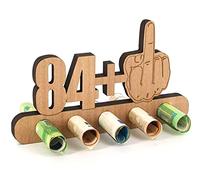 Giftota - Cadeaux en Bois Originaux et Drôles pour Le 85e Anniversaire, 84 + 1 - Cadeau pour 85e Anniversaire, Tirelires en Bois, Livre d'or, Cadeau d'anniversaire, Cadeaux pour Amis et Famille