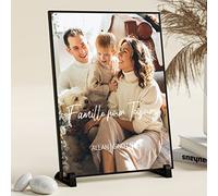 Giftove Cadeau Personnalisé Femme et Homme, Cadre Photo en Bois Personnalisé avec photo texte,Idee Cadeau Couple,Anniversaire Original,Cadeau d'amour, Mariage, Photo Personnalisable