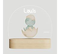 Giftove Veilleuse Bébé Personnalisé avec Prénom & Date, Cadeau Naissance Garcon et Fille Original, Cadeau Bebe, Cadeau Bapteme Garçon, Cadeau Nouveau né Garcon, Idee Cadeau Noel pour Bebe, Enfant