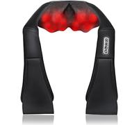 GiftPlus Masseur Shiatsu pour le cou et le dos avec chaleur - Massage des tissus profonds 5D - Masseur électrique des épaules pour cou, dos, taille, jambes, mollet, pieds, bras, corps entier