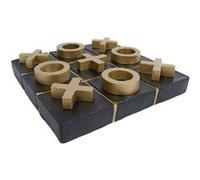 Gifts Amsterdam Sculpture Noughts and Crosses Noir et doré 21x21x4,5cm Noir G