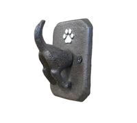 Gifts Direct 2 U Patère en fonte pour chien en forme de queue de chien rustique à fixation murale industrielle vintage décoration animale