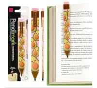 Gifts for Readers & Writers Pencilmark Marque-page 2 en 1 en forme de crayon d'avocat, 3,8 mm pour lire et écrire, marque-page accessoires, marque-pages graphite avec gomme