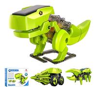 Gifts Shatchi-573 Robot Solaire 3 en 1 pour Bricolage et Bricolage Motif Dinosaure 3D