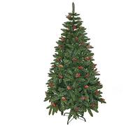 Gifts Shatchi-701 Lot de 4 décorations de Noël artificielles Vert 180 cm