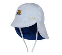 Gifts Treat Bébé garçon Chapeau de Soleil, Chapeau en Coton pour bébé Enfant Fille Chapeau Coupe-Vent à Motif Cartoon, Rayures Bleues, 6-12 Mois