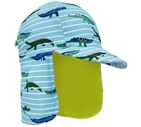 Gifts Treat des Gamins Légionnaires Chapeau, UPF 50+ Protection Solaire Bonnet de Bain Chapeau à Rabat Motif de Dinosaure pour Enfants