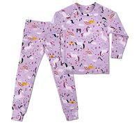 Gifts Treat Ensemble de Pyjama pour Enfants Filles Printemps Pyjamas à Manches Longues en Coton Hauts et Pantalons pour Les 3 à 8 Ans