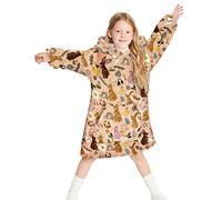 Gifts Treat Filles Sweat Enfants Pull À Capuche Filles À Capuche Garçon Sweat Sherpa Couverture en Peluche Couverture à Capuche Pull Doux et Chaud