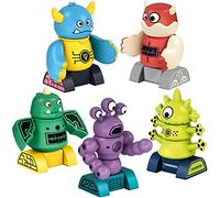 Gifts2U Jouets Robots Magnétiques Monster Enfant, 35 pièces Blocs Magnetic Tiles Empilés Librement Jouets Blocs de Constructions Magnétique Aimantés pour Décorer Garçon et Fille 3 4 5 6 7 8 Ans
