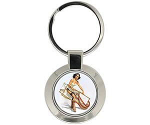 Giftshop UK Aider Nécessaire Pin Up Fille Porte-Clés