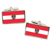 Giftshop UK Boutons de manchette Drapeau de l'État Autriche dans une