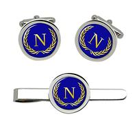 Giftshop UK Monogramme de Napoléon (France) Boutons de Manchettes et Pince à Cravate Ensemble