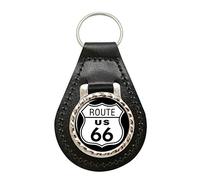 Giftshop UK Route 66 Cuir Clé Gousset