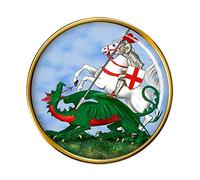 Giftshop UK St.George et The Dragon Broche Badge