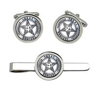 Giftshop UK Texas Ranger Division Boutons de manchette et pince à cravate
