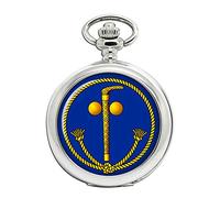 Giftshop UK Tubal Cain Montre de poche maçonnique, Métal argenté., 45mm Diameter, Moderne