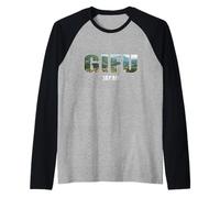 Gifu Japan Gifu City Design Vintage Manche Raglan