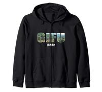 Gifu Japan Gifu City Design Vintage Sweat à Capuche