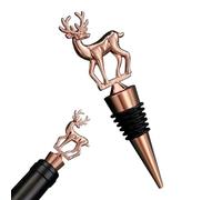 gifyym Bouchon À Vin Cerf | Bouchon De Bouteille De Vin Étanche À L'air | Étanche Pour Champagne Bière Bar Domestique | Décoration Pour Mariage Anniversaire Action De Grâce Fête Bar