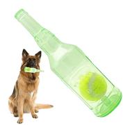 gifyym Bouteille de Jouets de Chien | Toys flottants interactifs | Animaux de Compagnie, Bouteille de Tennis avec Une Balle de Tennis à l'intérieur pour Les Petits et Moyens Chiens