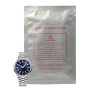 gifyym Chiffon de nettoyage silencieux - 2 emballages de chiffon de polissage pour bijoux - Double face pour argent - Élimine les rayures et l'opacité du cuivre platine - Acier laiton - Parfait pour