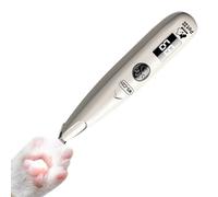 gifyym Coupe-ongles pour pattes de chien, coupe-ongles électrique, rechargeable, sans fil, silencieux, avec lumière LED, tondeuse pour le museau du chien, pour pattes, oreilles, ongles de chiots