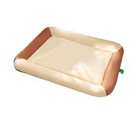 gifyym Coussin lavable pour chien - Lit pour chien lavable - Coussin pour animal de compagnie - Doux et respirant - Tapis de couchage pour chaton avec haut rebond - Tapis respirant pour chiot pour