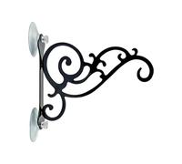 gifyym Crochet en métal robuste avec deux ventouses puissantes pour mangeoires à oiseaux | Convient pour nichoirs, carillons et lampes de jardin | Support de charge stable pour décoration extérieure