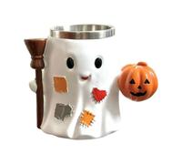 gifyym Cute Halloween Ghost Ceramic Mug - Large Coffee Cup With Pumpkin, F | Large Halloween Ghost & Pumpkin Ceramic Coffee Mug, Cute Spooky Tea & Hot Cocoa Cup, Festive Seasonal Drinkware & Novelty Hal