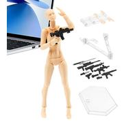 gifyym Figurine d'action - Figurine articulée en PVC en cuir avec 30 articulations mobiles | À collectionner pour dessiner, dessiner et utiliser artistiquement, masculin et féminin, 13 x 2