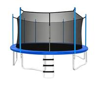 gifyym Filet de rechange pour trampoline - Filet de sécurité de rechange pour trampoline | pour clôture avec cadre rond et sangles réglables pour un ajustement sûr | pour jeux en plein air
