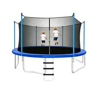 gifyym Filet de rechange pour trampoline - Filet de sécurité de rechange pour trampoline | pour clôture avec cadre rond et sangles réglables pour un ajustement sûr | pour jeux en plein air