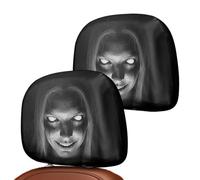 gifyym Housses d'Appui-Tête Fantôme Horrible Wrap Extensible Respirant