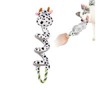 gifyym Interactive Squeaky Dog Toy with Rope - Tug of War Plush | Chew Toy | Durable Cotton Tug Rope, Built-In Sound Maker, Teething Cleansing, Soft Plush Material, for Small Medium Large Dogs