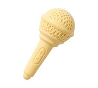 gifyym Jouets pour oiseaux - Microphone avec hochet et sable, jouets pour ara - pour stimulation mentale et prévention de l'ennui pour calopsitte et canaris avec entraînement en cage