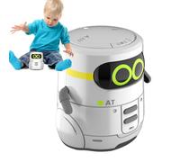 gifyym Jouets Robots pour - Robot interactif Intelligent Parlant | Compagnon éducatif Multifonctionnel émotionnel pour, Anniversaire, Jeu d'intérieur, Apprentissage, Divertissement