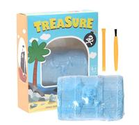 gifyym Kit d'excavation de pierres précieuses, kit de creusement de pierres précieuses, en forme de boîte au trésor, pour , kit funéraire en , pour creuser des pierres précieuses, jouets