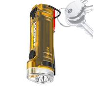 gifyym Lampe de poche porte-clés rechargeable, super lumineuse avec lumière latérale infrarouge, lampe de poche portable pour camping, randonnée, urgences, porte-clés compact avec plusieurs modes