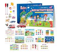 gifyym Livre d'Activités pour | Jouet pour la Motricité Fine | Activités d'apprentissage Maternelle,pour Usage à la Maison, Le Préscolaire, la Voiture et