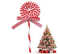 gifyym Lollipop en feutre de Noël | Fausses décorations de bonbons : avec corde suspendue | Candy Canes Felted, décoration de fête de la porte de la cheminée
