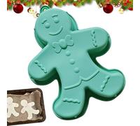 gifyym Moule à pâtisserie en silicone 3D pour homme en d'épice | Moule à chocolat pour Père Noël | Polyvalent pour savon et travaux manuels faits à la main.