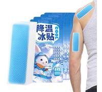 gifyym Patchs Rafraîchissants Pour Canicule, Lingettes Rafraîchissantes Apaisantes, Accessoires Montagne Contre Coup de Chaleur Coups de Soleil Suréchauffement Soulagement Maison Bureau École