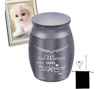 gifyym Petite urne funéraire en métal pour cendres humaines, petite urne funéraire personnelle en métal pour animaux domestiques ou humains. Créez votre propre assortiment