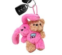 gifyym Pluie en peluche - Ciudad Twin City Creative Mignon Pendentif | Mini animaux garnis de tissu doux pour le cadeau de décoration de sac à dos | Keychainn