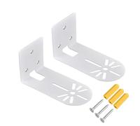 gifyym Porte de caméra en amont mural-rack en métal sans punch à 2 | flotteur réglable pour les haut-parleurs de caméra de sécurité et les petits appareils | Étagère photo